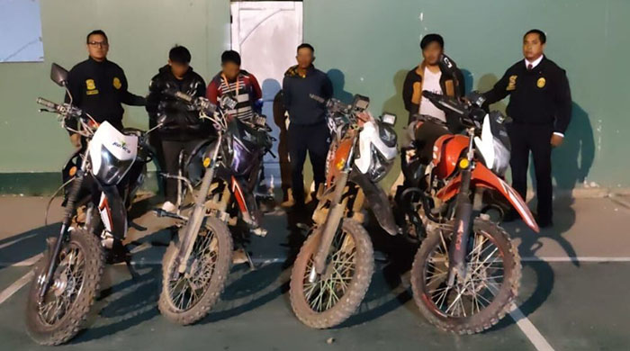 Desbaratan banda delincuencial dedicada al robo de motocicletas 